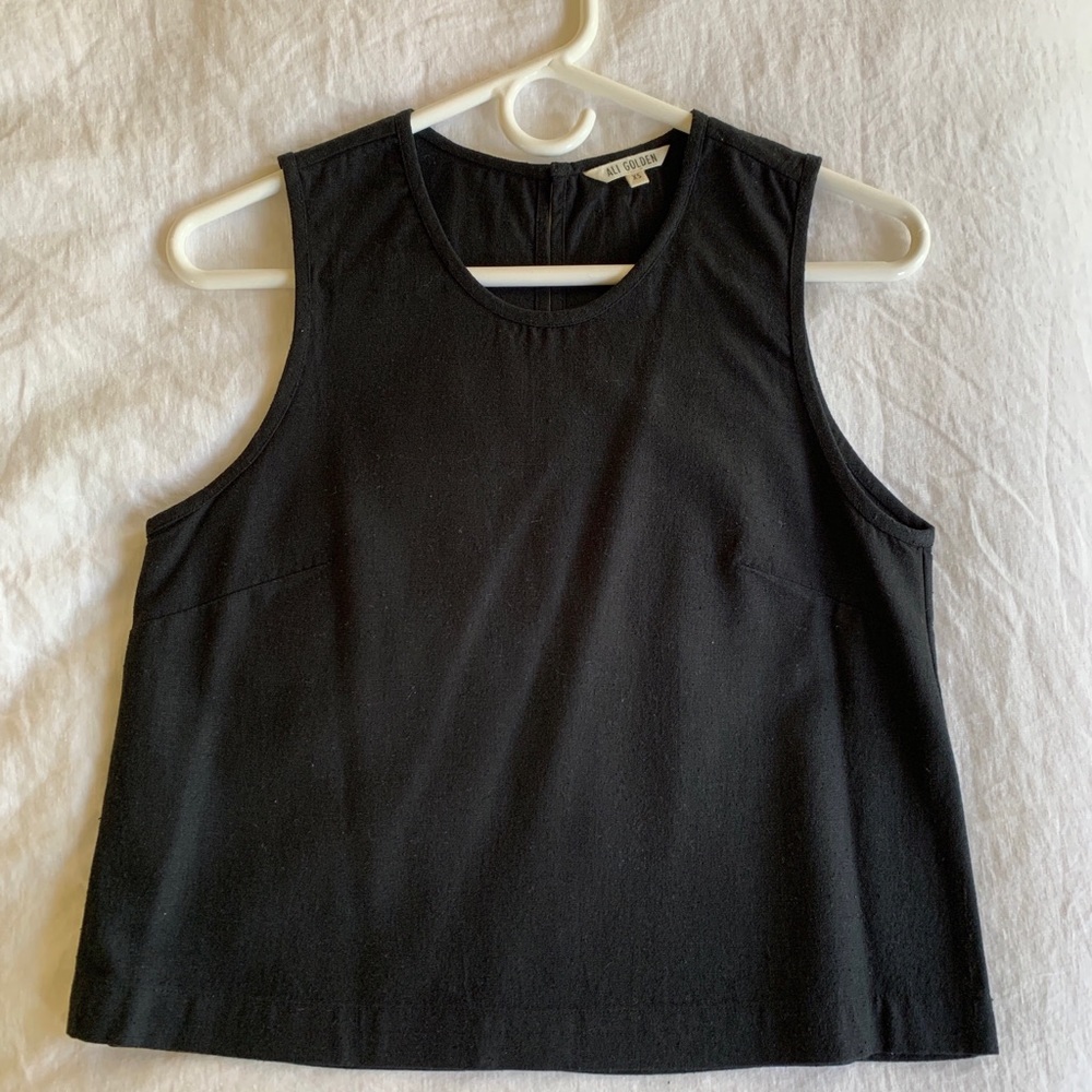Ali Golden Tank Blouse in Raw Silk size XS
